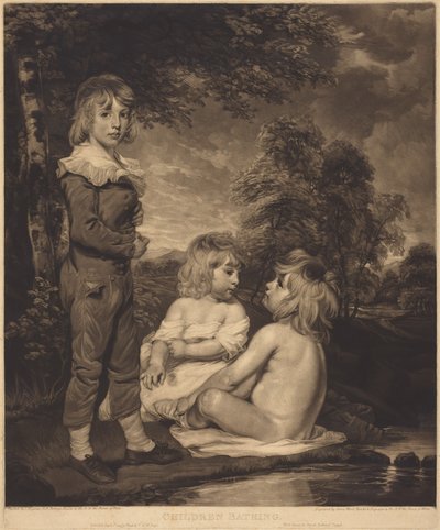 Badande barn (Hoppner-barnen) av John Hoppner