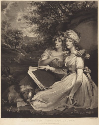 Sir Thomas Franklands döttrar, baronet (Systrarna) av John Hoppner