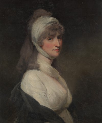 Mrs. Thomas Pechell Charlotte Clavering, död 1841, 1799. av John Hoppner