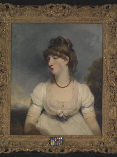Porträtt av Miss Fisher (olja på duk) av John Hoppner