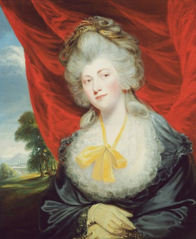 Porträtt av Hon. Isabella Ingram, senare marschinna av Hertford av John Hoppner