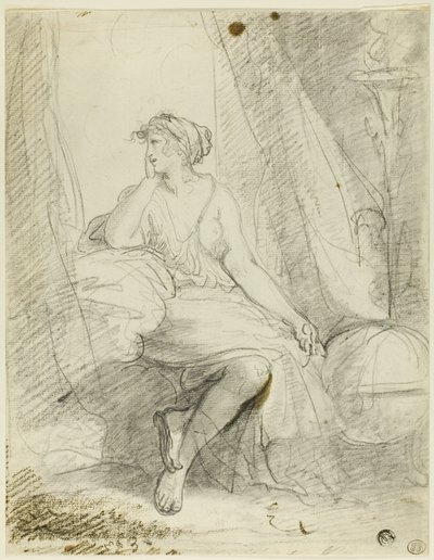 Sittande kvinna av John Hoppner