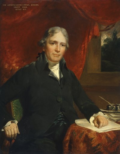 Sir Arthur Davies Owen, riddare av John Hoppner