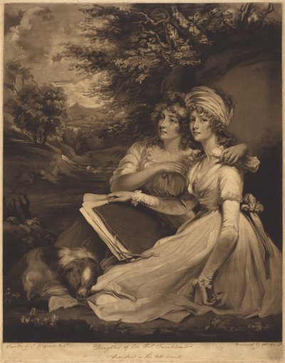 Sir Thomas Franklands döttrar av John Hoppner