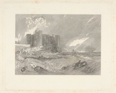 Laugharne Castle, Carmarthenshire av John Horsburgh
