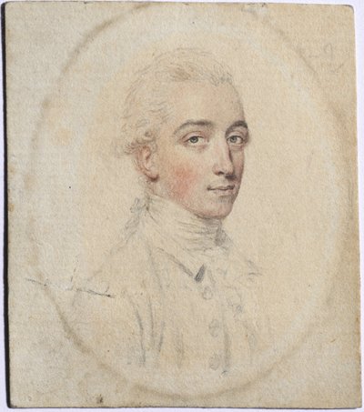 Porträtt av Mr Gambier, ca. 1776. av John I. smart