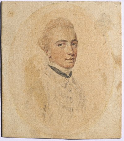 Porträtt av en man, ca. 1775. av John I. smart