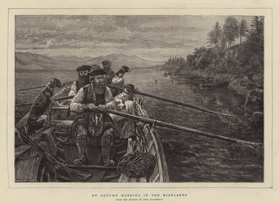 En höstmorgon i högländerna av John Isaac Richardson