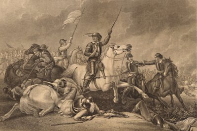"Cromwell vid slaget vid Marston Moor", 1886 av John J Crew