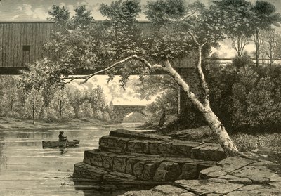 "The Passaic, Below Little Falls", 1874. av John J. Harley