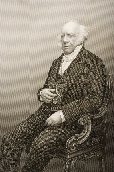 Andrew Reed (1788-1862) graverad av D.J. Pund från ett fotografi, från 