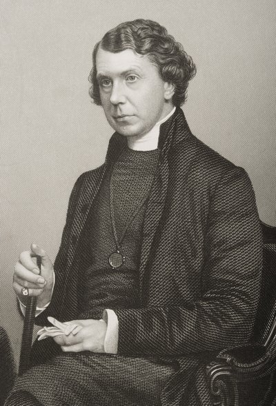 Archibald Campbell Tait (1811-82) graverad av D.J. Pund från ett fotografi, från 