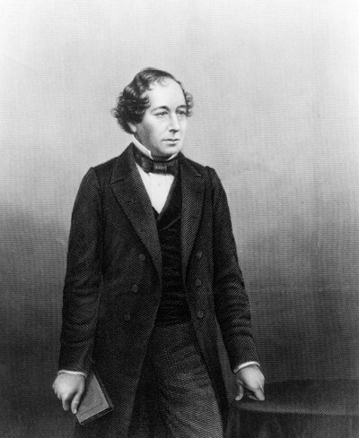 Benjamin Disraeli, graverad av D.J.Pound från ett fotografi av John Jabez Edwin Paisley Mayall