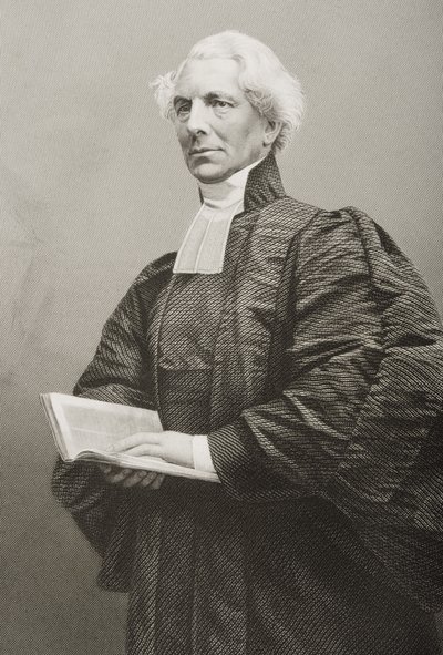 Hugh McNeile (1795-1879) graverad av D.J. Pund från ett fotografi, från 