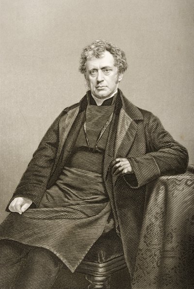 James Prince Lee (1804-69) graverad av D.J. Pound efter ett fotografi, från "The Drawing-Room of Eminent Personages, Volume 2", utgiven i London 1860. av John Jabez Edwin Paisley Mayall