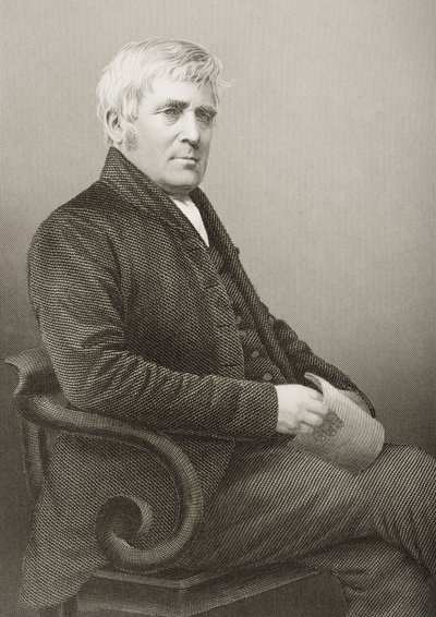 Joseph Sturge (1793-1859) graverad av D.J. Pund från ett fotografi, från 