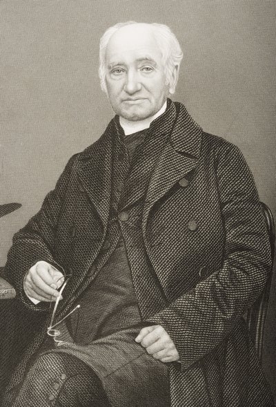 Thomas Vowler Short (1790-1872) graverad av D.J. Pund från ett fotografi, från 