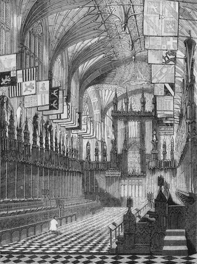 St. Georges Chapel, Windsor, 1845 av John Jackson