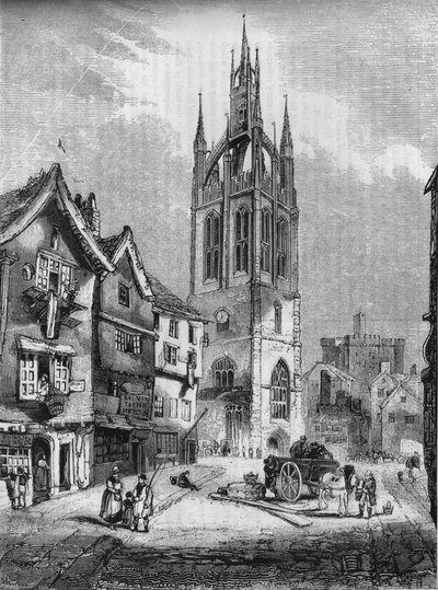 St. Nicholas Church, Newcastle-upon-Tyne, 1845 av John Jackson