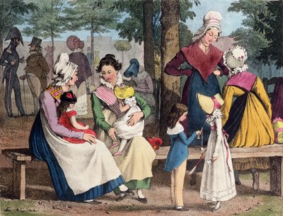 Nannies, 1820 av John James Chalon