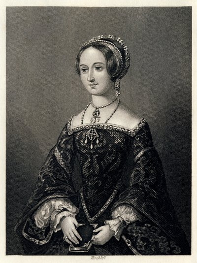 Marguerite de Navarre, drottning gemål av Henrik II av Navarra, 1864. av John James Hinchcliff