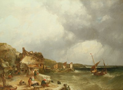 Kusten vid Etaples, 1853 av John James Wilson