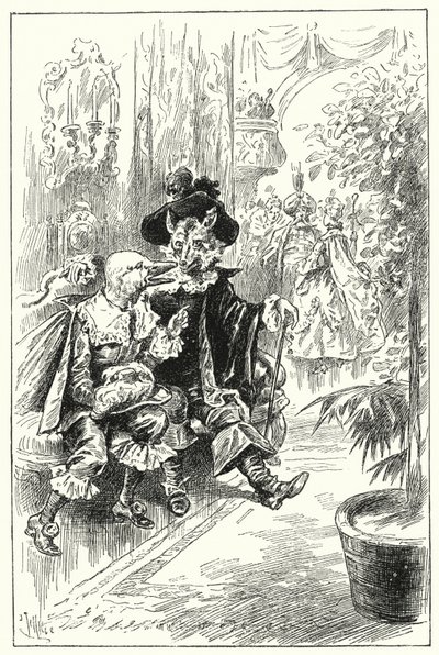 Lady Bettys maskerad (litho) av John Jellicoe