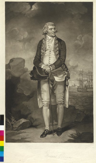 Edward Vernon av John Jones