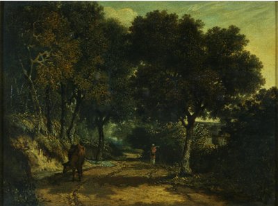 En skuggig landsväg av John Joseph Cotman