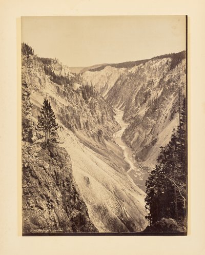 Yellowstones Grand Canyon av John K. Hillers