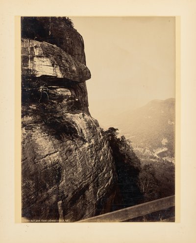 Hickory Nut Gap, från Chimney Rock, North Carolina av John K. Hillers