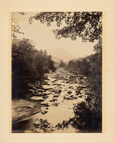 Vid Hickory Nut Creek, North Carolina av John K. Hillers