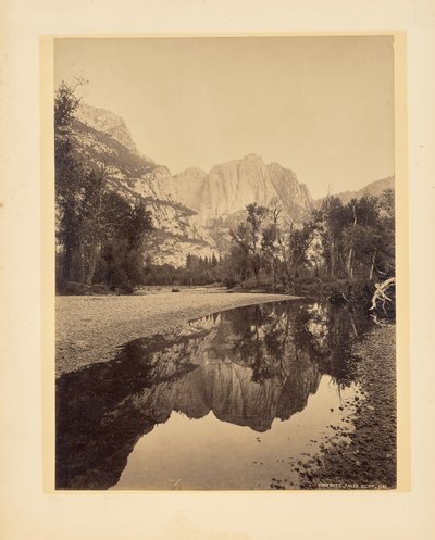 Yosemitefallen, klippa, Kalifornien av John K. Hillers