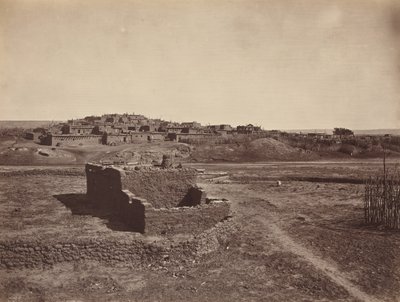 Zuni Pueblo, 1879. av John Karl Hillers