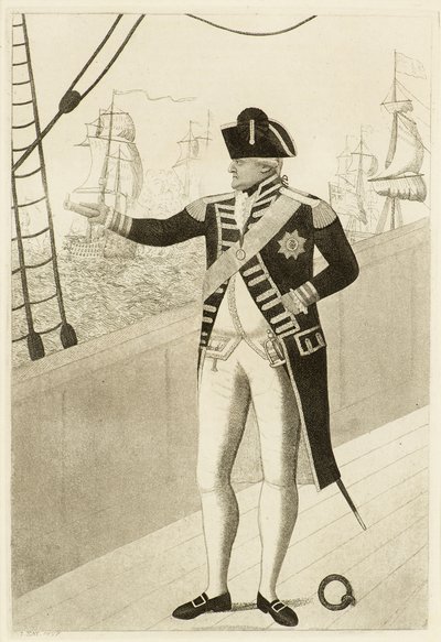 Amiral Duncan på Quarter Deck av John Kay