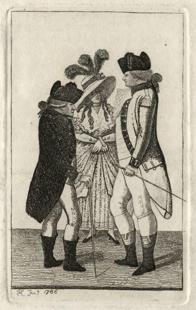 Kapten Page; Kapten Vicars; med en beundrare av John Kay av John Kay