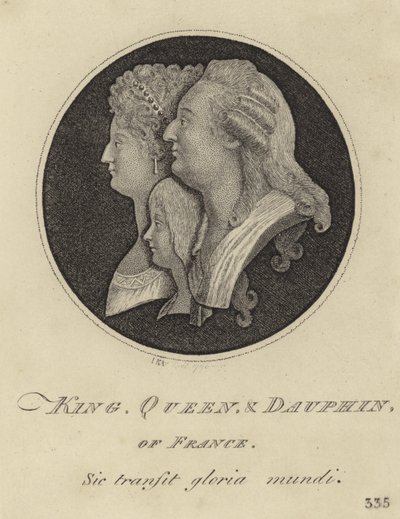 Kungen, drottningen och Dauphin av Frankrike av John Kay
