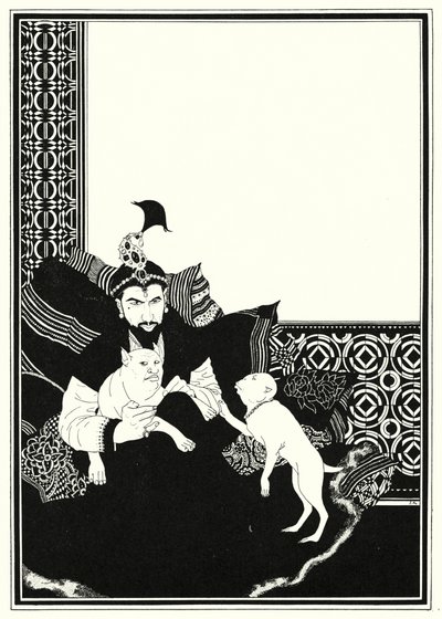 Illustration till historien om Aladdin och den underbara lampan (litho) av John Kettelwell