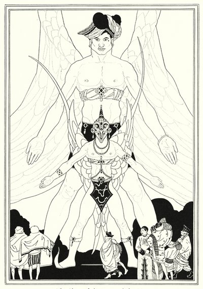 Illustration till historien om Aladdin och den underbara lampan (litho) av John Kettelwell