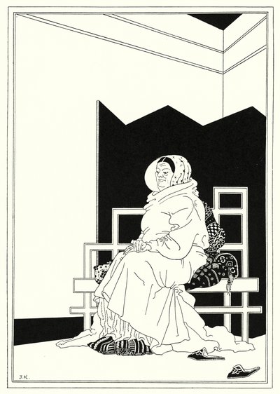 Illustration till historien om Aladdin och den underbara lampan (litho) av John Kettelwell