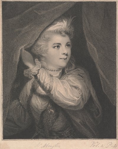Fru Frances Abington (née Barton) som Roxalana i "The Sultan" av John Keyse Sherwin