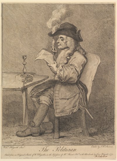 Politikern, 1775. av John Keyse Sherwin