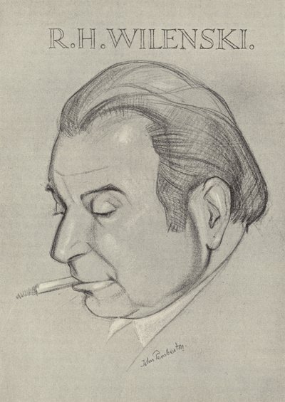 R H Wilenski, engelsk konstkritiker och författare av John L. Pemberton