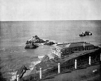 Cliff House and Seal Rocks, Golden Gate, Kalifornien, USA, 1893. av John L. Stoddard