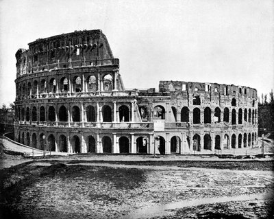 Exteriör av Colosseum, Rom, 1893. av John L. Stoddard