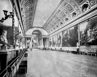 Gallery of Battles, Versailles, Frankrike, 1893. av John L. Stoddard