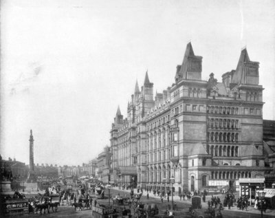 Lime Street, Liverpool, England, sent 1800-tal. av John L. Stoddard