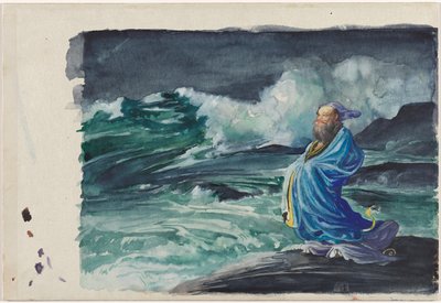 En Rishi rör upp en storm av John La Farge