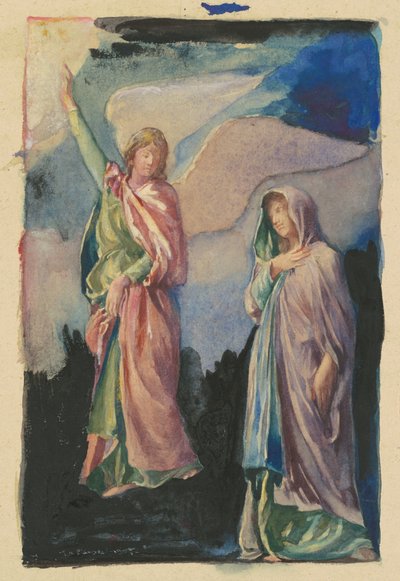 Studera för "Faith" och "Hope" av John La Farge