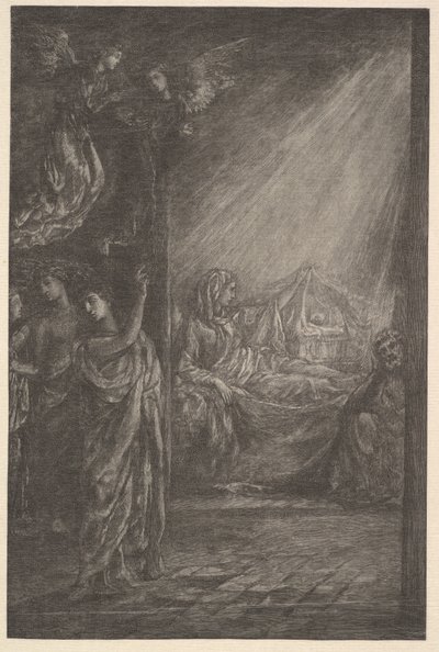 Födelsen.n.d. av John La Farge